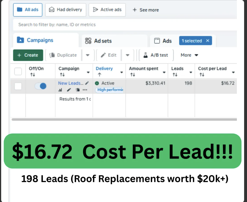 Ad performance proof